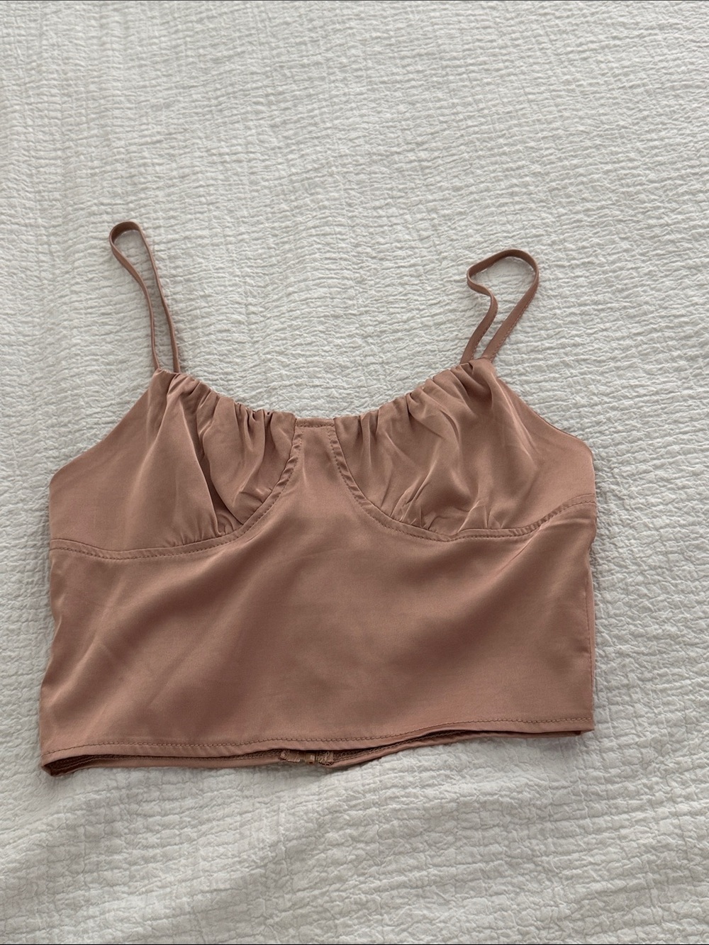 SHEIN Nude Mesh Lined Bralette- never worn